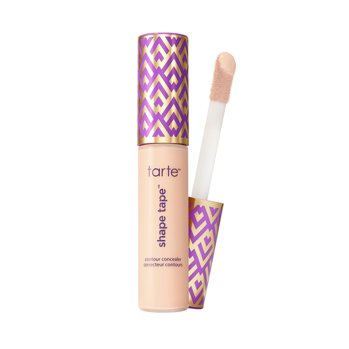 tarte shape tape front packaging showing product and shade for easy shopping