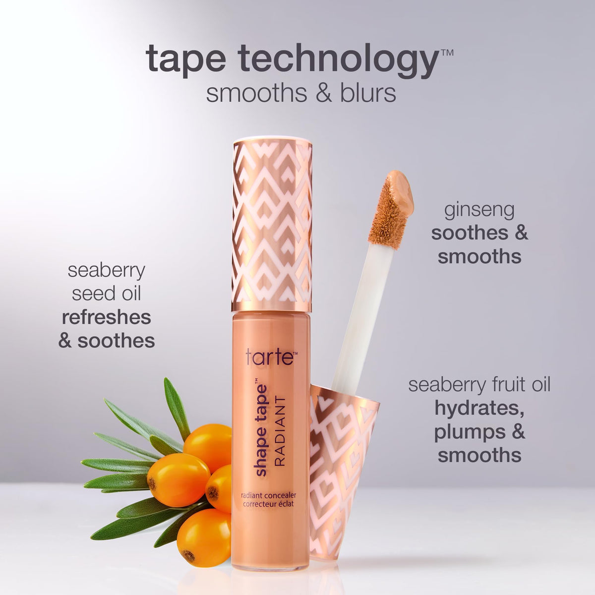 tarte shape tape in a morning routine setting for fresh under-eyes