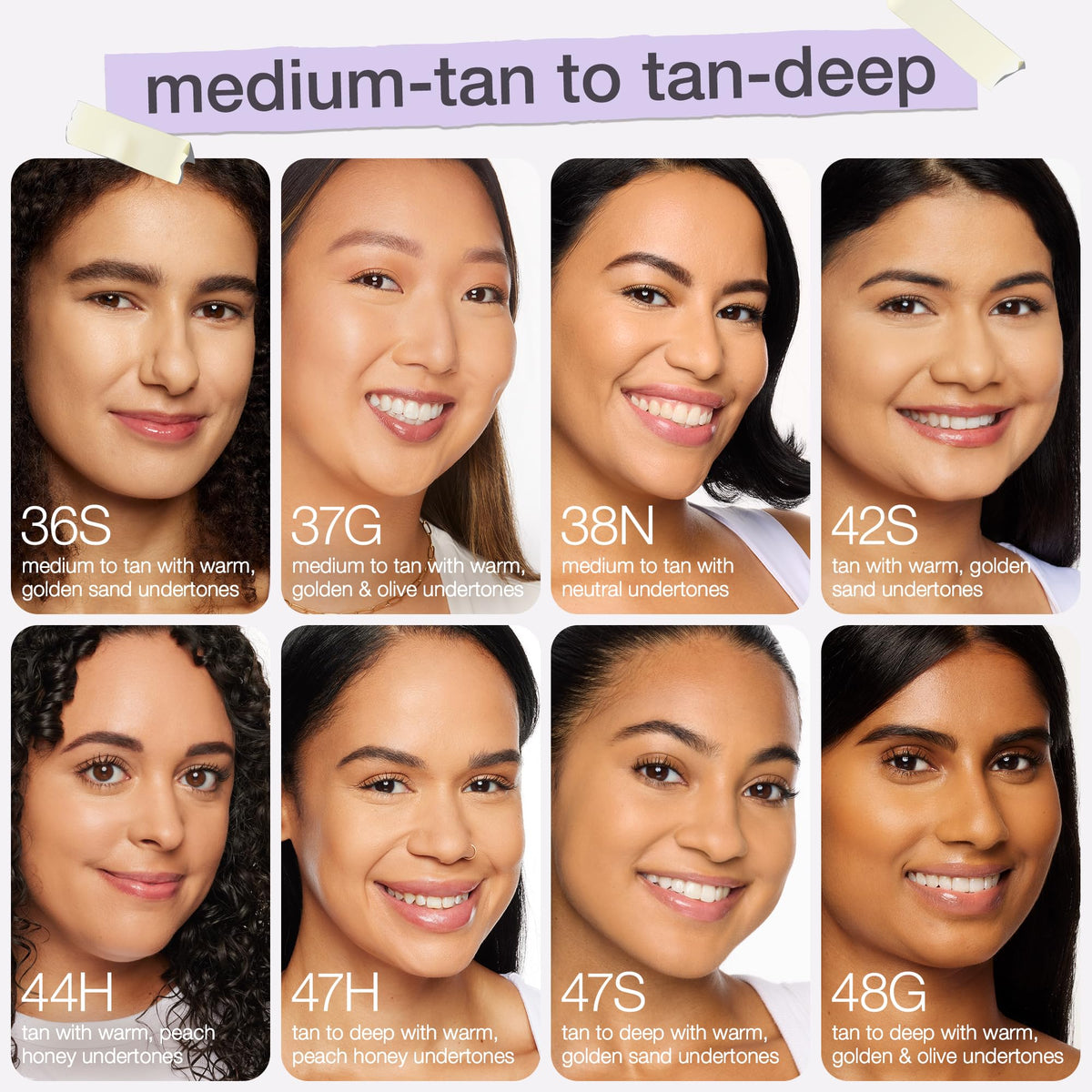 tarte Shape Tape swatch on hand illustrating medium-tan sand shade for true-to-skin match