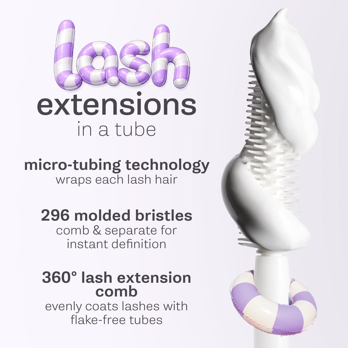 tarte removal demo with warm water illustrating gentle tubing removal for less rubbing