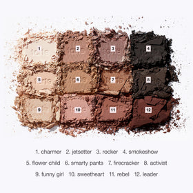 tarte close-up of shade pans highlighting texture and smooth blendability