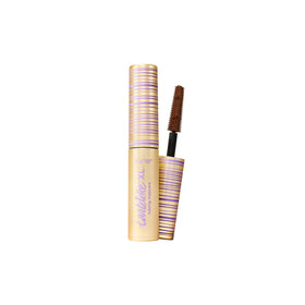 tarte front packaging in brown showing travel-size benefit