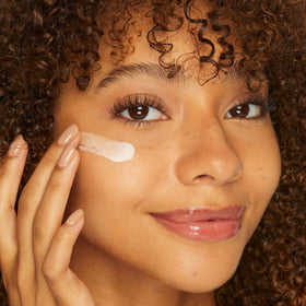 tarte primer staged on vanity mirror illustrating everyday beauty routine benefit