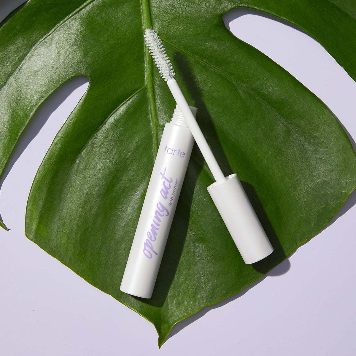 tarte white-tinted primer texture close-up for visible build and hold