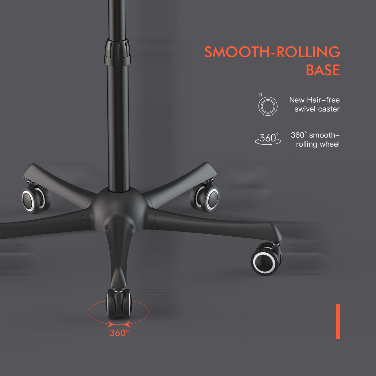 TASALON height adjustment scale demonstrating 30 to 55 inch range for comfort