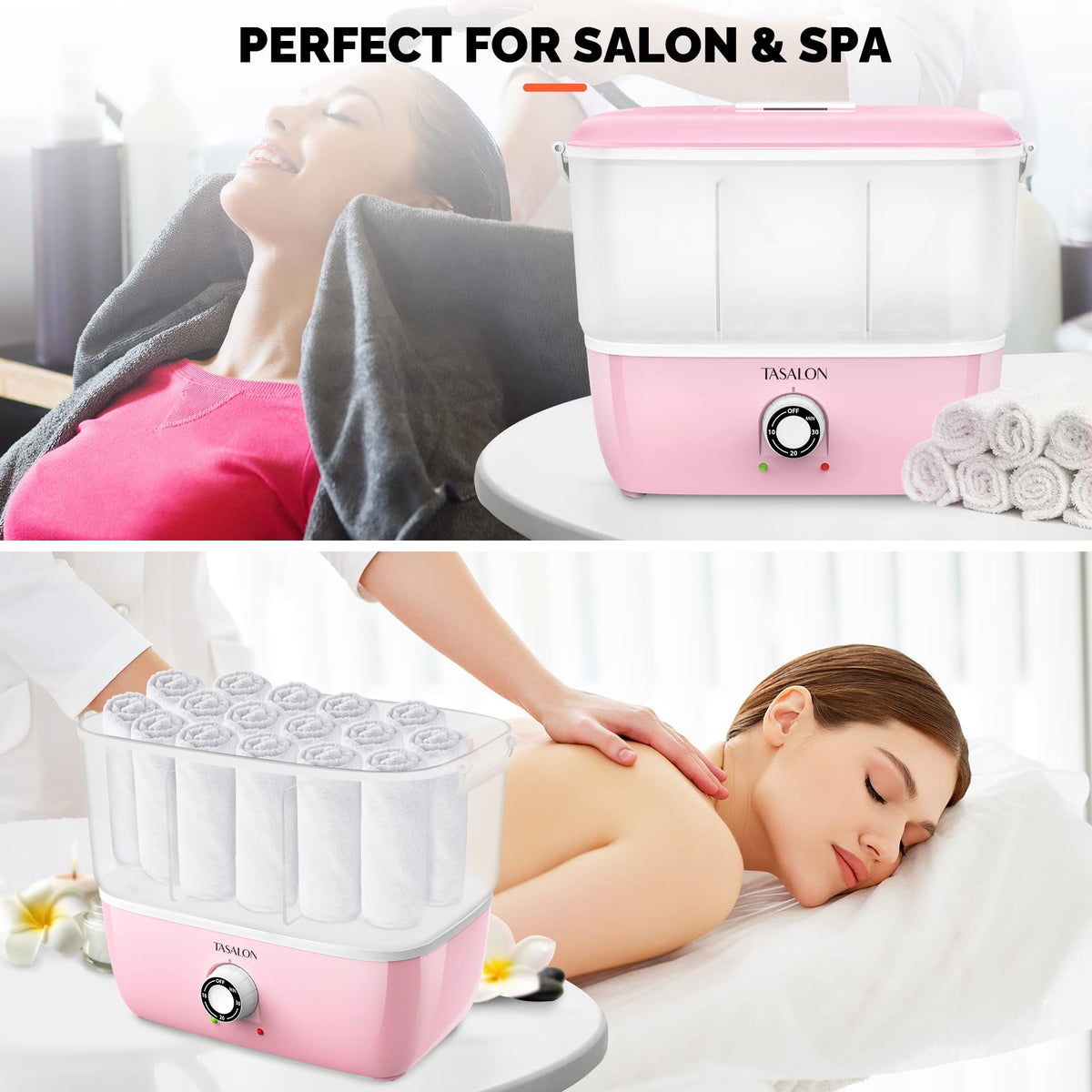 TASALON in salon setting with tools highlighting professional convenience