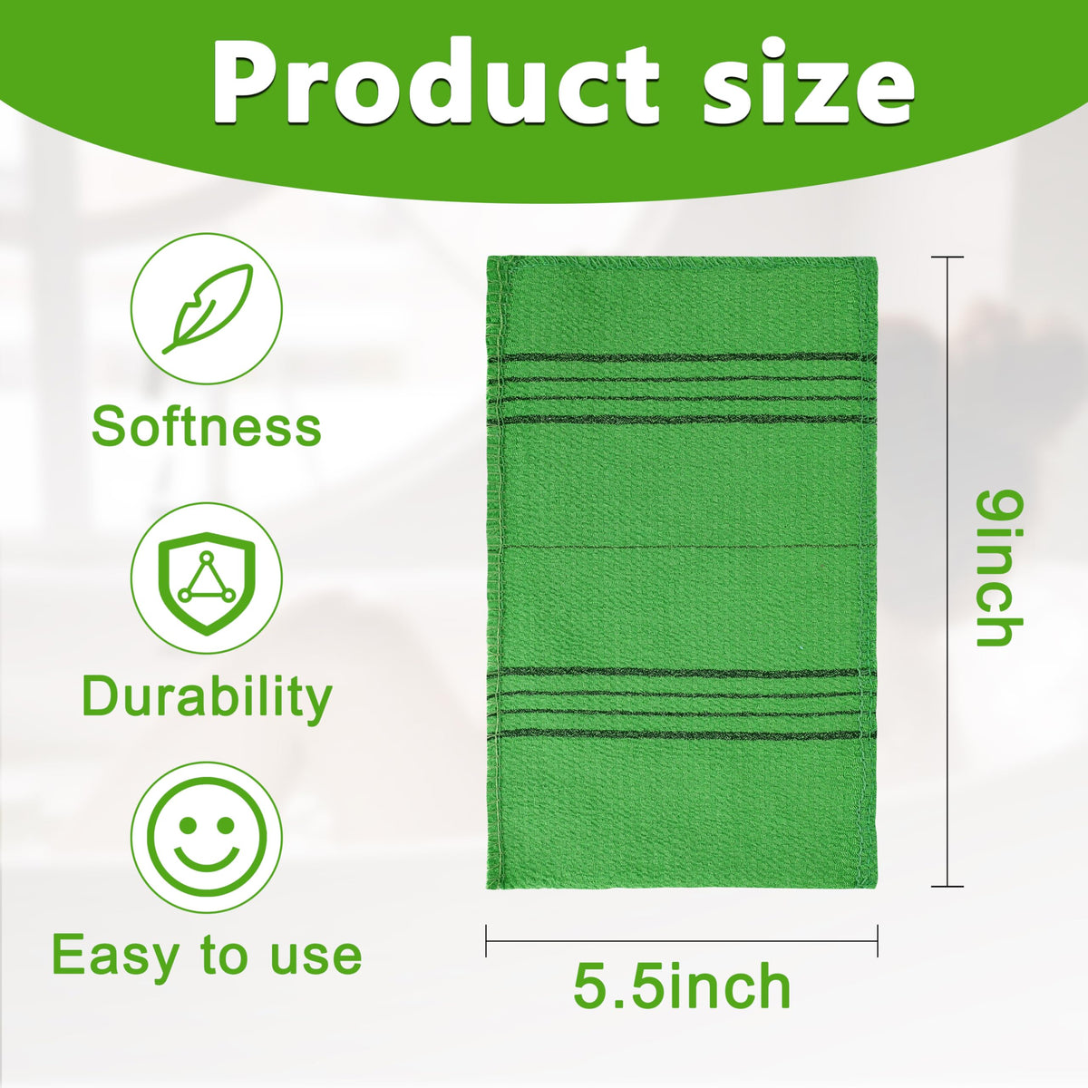 TaShow viscose rayon texture close-up highlighting durable exfoliation