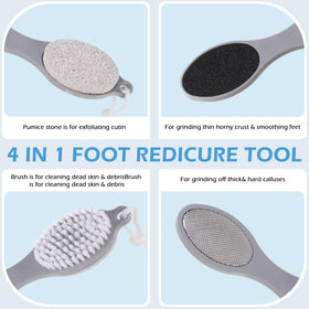 TaShow detailed stainless-steel foot rasp for fast callus reduction and durable use