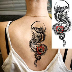 TASROI styled half-sleeve on model demonstrating bold visual impact