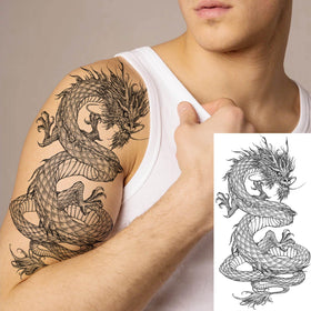 TASROI dragon decal applied to cup showing craft and decor use