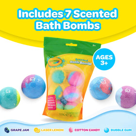 Taste Beauty Crayola individually wrapped bomb detail keeping scent fresh and sealed