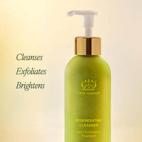Tata Harper gel texture demonstrating smooth, hydrating polish