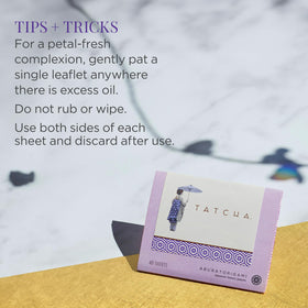 TATCHA in hand demonstrating size and convenience for quick touch‑ups