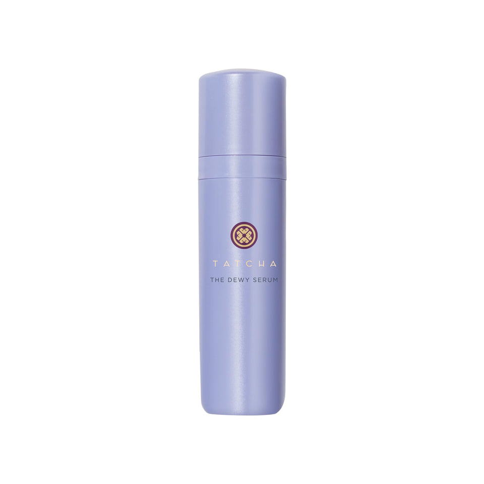 TATCHA front packaging showing serum bottle and branding, highlights elegant design and trust