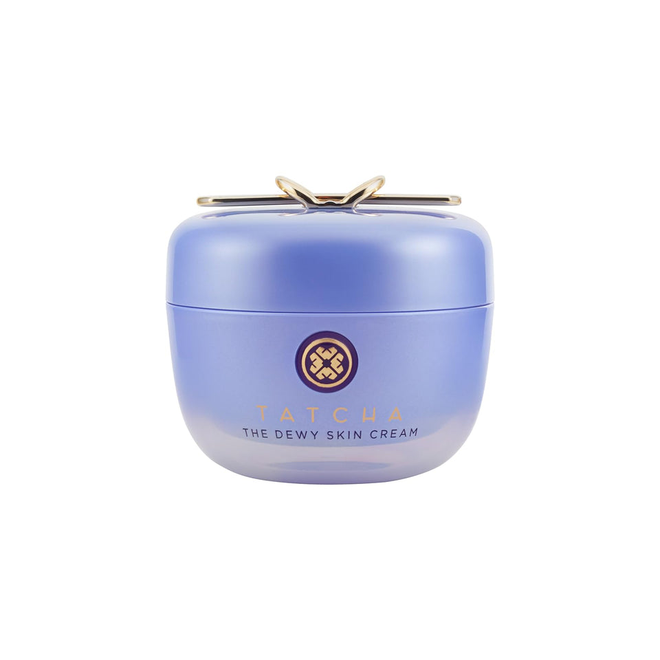 TATCHA front jar showing elegant packaging and moisturizing benefits