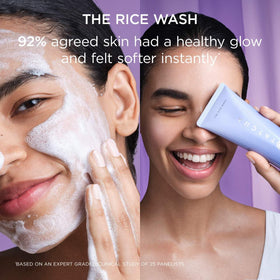 TATCHA Essence fluid pouring demonstrates fast-absorbing hydration boost