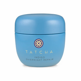 TATCHA jar front view showing elegant packaging and soothing night cream
