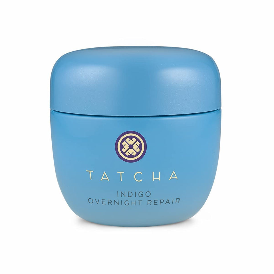 TATCHA jar front view showing elegant packaging and soothing night cream