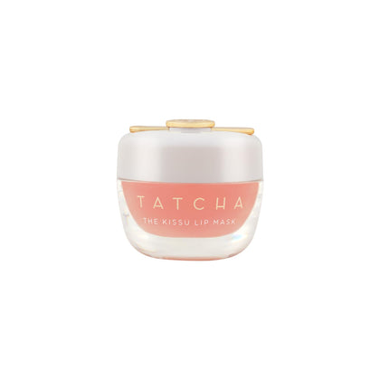 TATCHA Kissu lip mask front jar showing elegant compact packaging and brand luxury