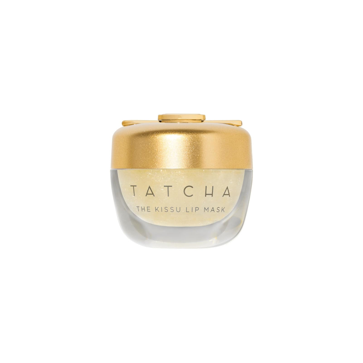 TATCHA The Kissu Gold Leaf jar front view showing elegant packaging and luxe appeal