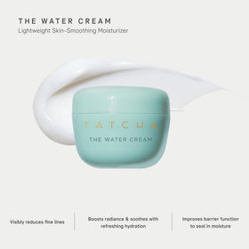 TATCHA Kissu Lip Mask tube open showing creamy balm and long-lasting moisture