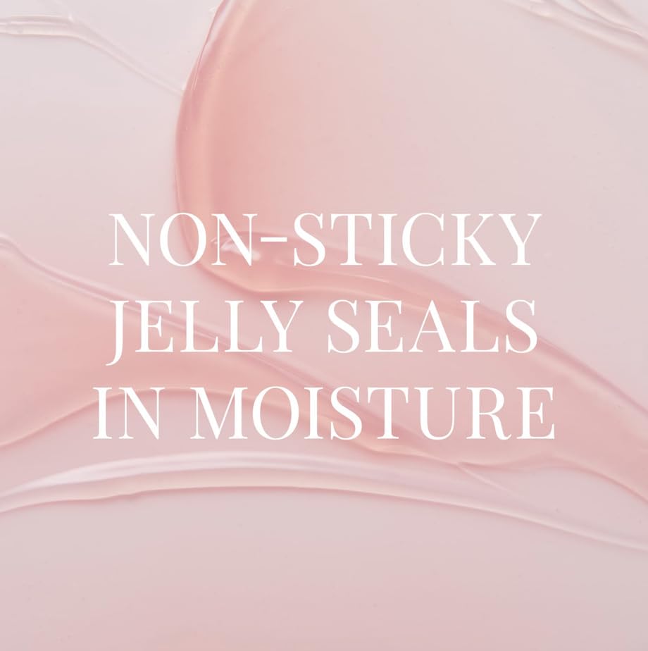 TATCHA Kissu lip mask jelly texture close-up illustrating smooth, non-sticky hydration