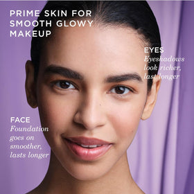 TATCHA pump dispensing primer demonstrating easy, mess-free application