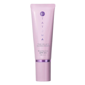 TATCHA bottle front view showing sleek packaging and SPF benefit
