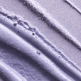 TATCHA creamy white foam texture of rice polish highlighting gentle polishing benefit