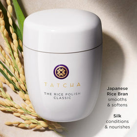 TATCHA product label close-up displaying brand and usage clarity