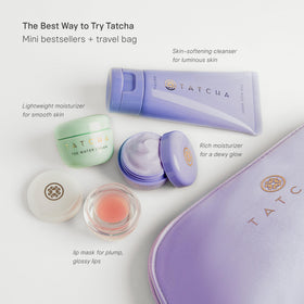 TATCHA Rice Wash foam close-up demonstrating gentle cleansing and softening effect