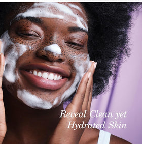 TATCHA cream texture close-up highlighting smooth consistency and gentle feel