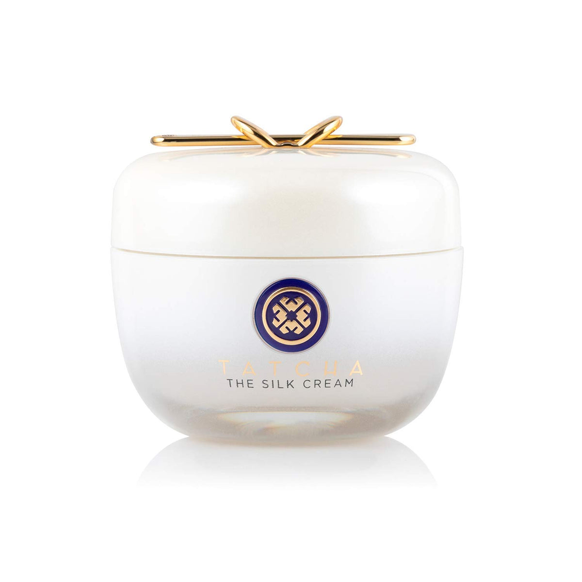 TATCHA jar front view showing elegant packaging and nourishing moisturizer
