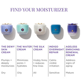 TATCHA model applying cream to face showing smooth application and radiance