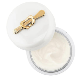 TATCHA open jar texture swipe highlighting weightless gel-cream hydration