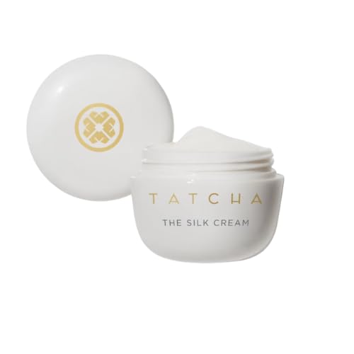 TATCHA the silk cream mini jar front view showing travel size and packaging benefit