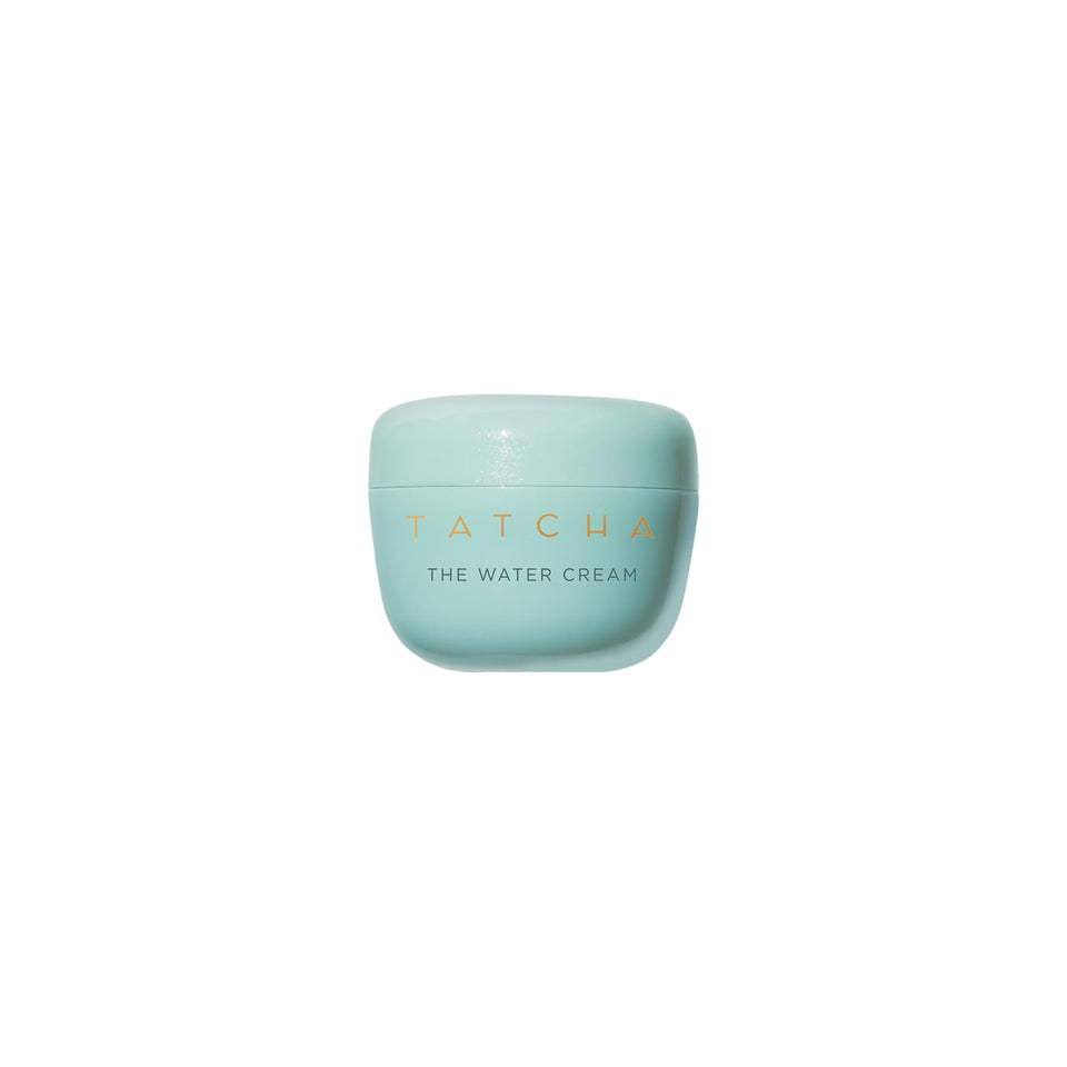 TATCHA travel jar front view showing compact packaging and portability
