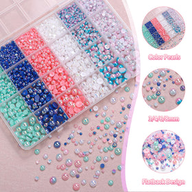 Tatiwoo size comparison of 3 4 6 8mm pearls showing scale for design