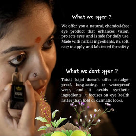 TATSAT Triphala and Chakshushya herbs displayed to show herbal sourcing