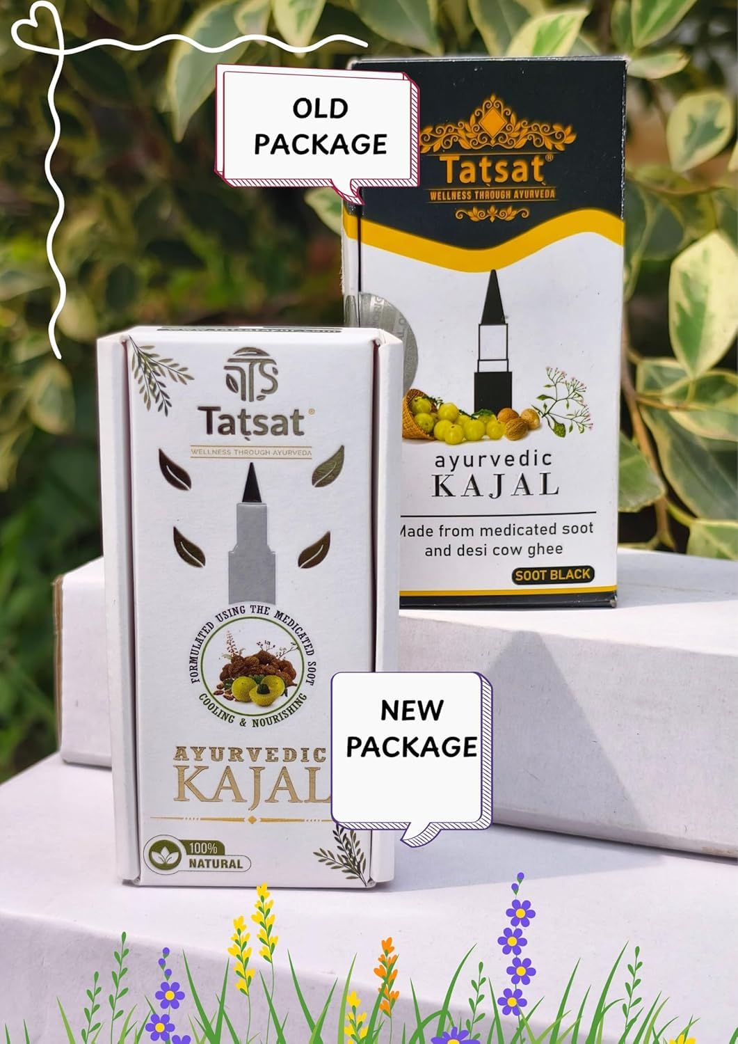 TATSAT lifestyle model wearing kajal showing natural, confident eye look