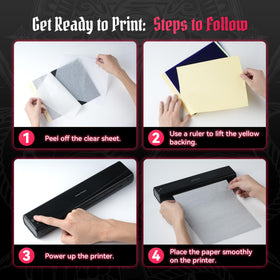 TATTMUSE printing a large design split into parts to fit and align bigger tattoos