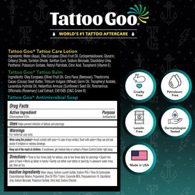 Tattoo Goo applied to arm tattoo illustrating maintained vibrant color