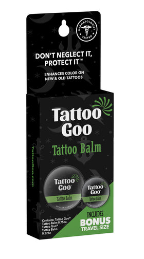 Tattoo Goo open tin texture close-up highlighting smooth balm absorption