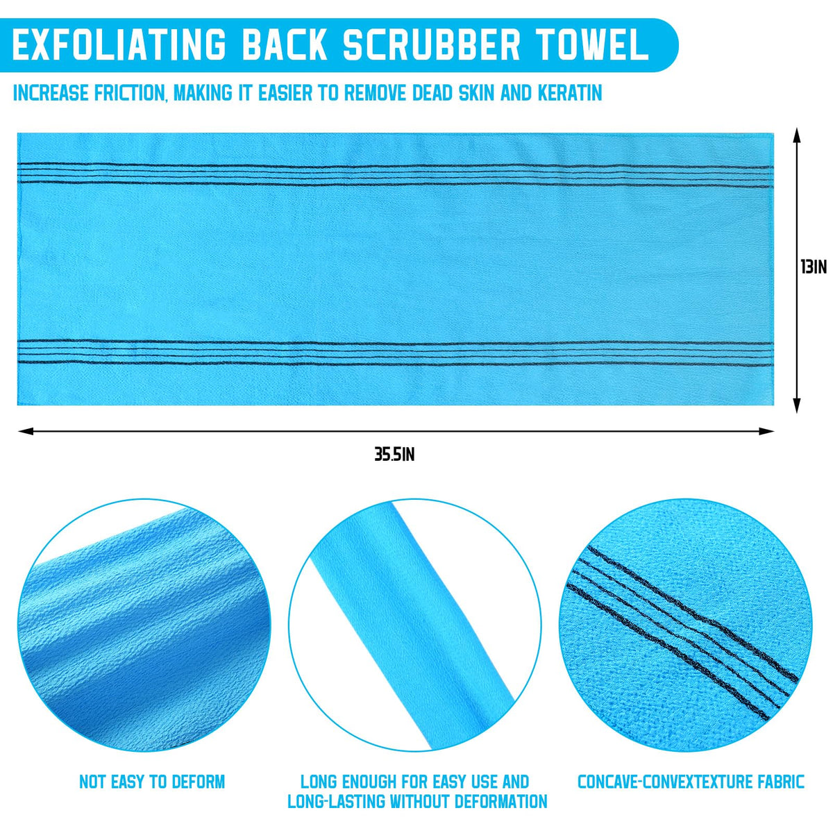 Tatuo close-up of viscose rayon texture highlighting gentle exfoliation benefit