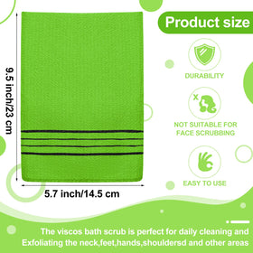 Tatuo close-up of viscose-rayon texture revealing gentle exfoliating weave benefit