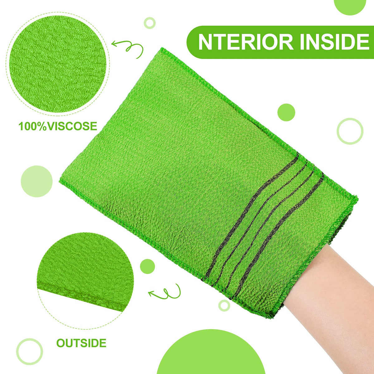 Tatuo assorted bright colors hung on bath hook for easy rotation benefit