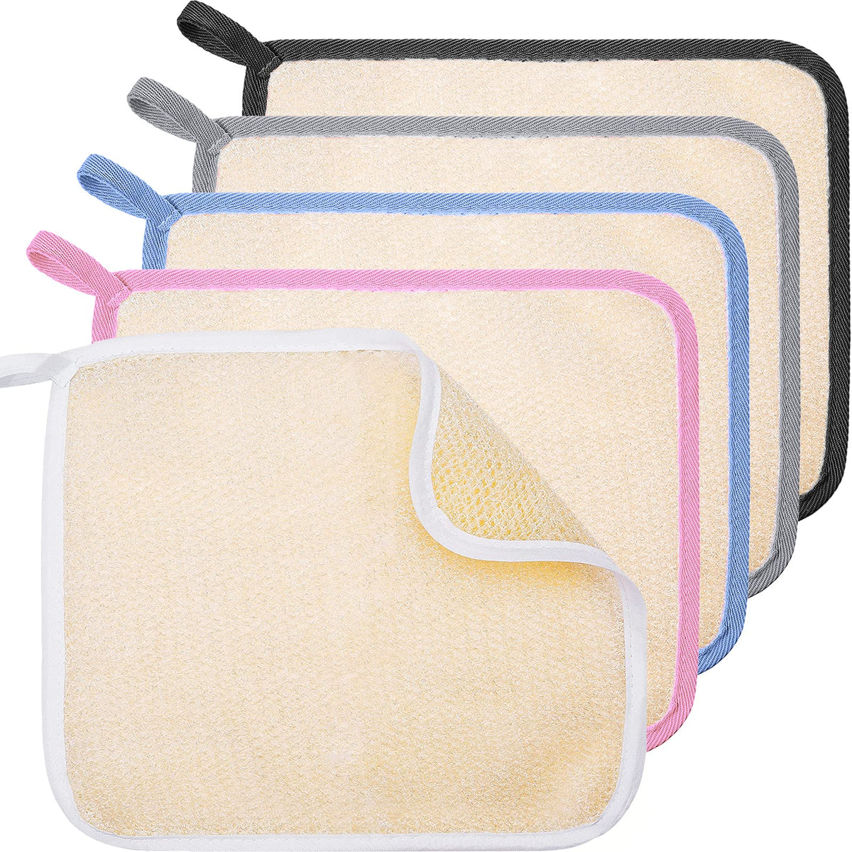 Tatuo folded 5-pack front view showing colors and compact travel benefit