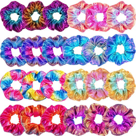 Tatuo front packaging showing 24 colorful scrunchies, ideal for gifting