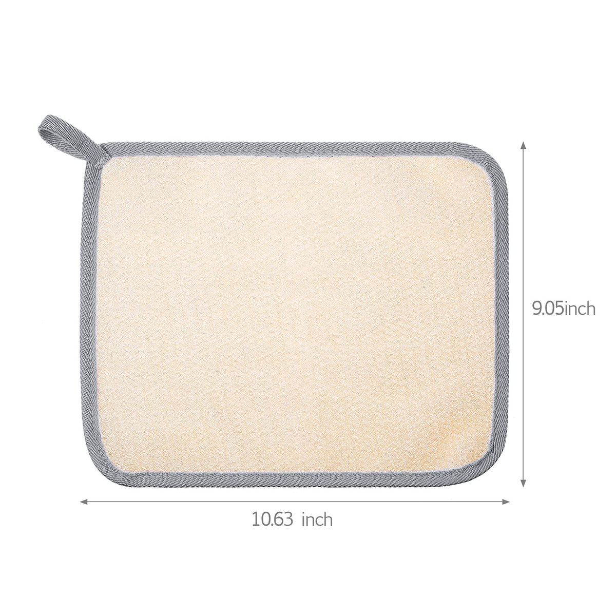 Tatuo close-up of woven nylon texture for effective exfoliation benefit