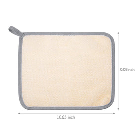 Tatuo close-up of woven nylon texture for effective exfoliation benefit
